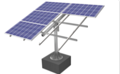 RN-6 Single Pole Ground Mounting System